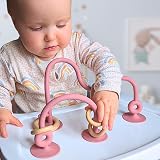 Infatot Teething Suction Toy Wood Silicone Baby Toys 0-6 Months Blue view 5
