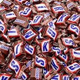 MINIS Milk Chocolate Candy Bars 2 lb &ndash; Anti Melt Pack, Individually Wrapped (110 Pieces), Bulk Bag, Convenient Snack-Size Format