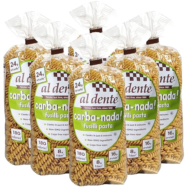 AL DENTE CARBA-NADA FUSILLI, YELLOW, 12 OUNCE