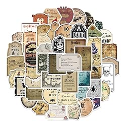 TWGOGOTIC Potion Label Stickers 50Pcs Magic Potion