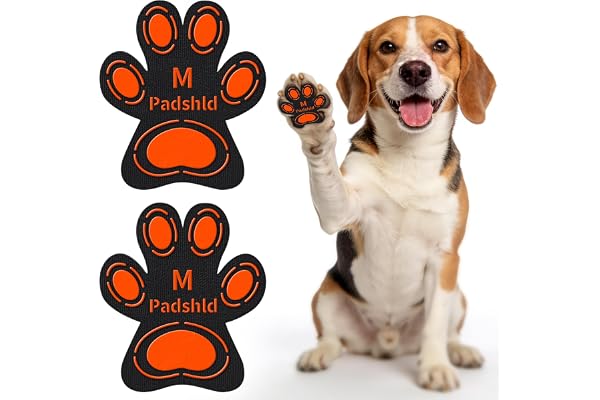 Padshld Anti Slip Dog Paw Pads for Senior Dogs - Paw Grips for Hardwood Floors, Enhanced Balance Traction Pads, Breathable Pe