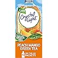 Crystal Light Sugar-Free Peach Mango Green Tea Drink Mix (10 On-the-Go Packets)