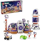 LEGO Friends Mars Space Base and Rocket Set, Science Toy for Pretend Play with 3 Mini-Dolls and Spaceship Toy, Gift for Girls