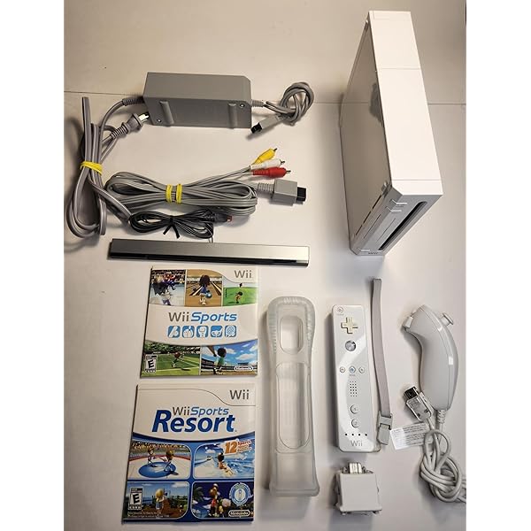 Nintendo Wii Console Bundle with Just Dance 3, Wii Sports & 2