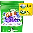 Gain Super Sized Flings Laundry Detergent Pacs, 18 Count, Dewdrop Dream Scent