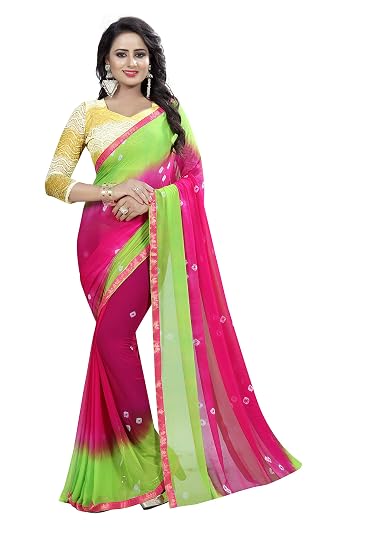 Winza Designer Chiffon with Blouse Piece Saree
