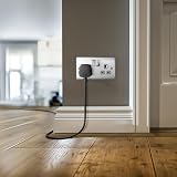 BG Electrical Double Switched Power Plug Wall Socket Nexus Metal Brushed Steel view 7