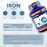 Zipvit Iron Tablets 14mg - High Strength Vegan Iron for Energy & Immunity view 4