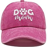Dog Mom Gifts for Women, Dog Mom Hat, Mothers Day Christmas Birthday Gifts for Dog Lovers - Adjustable Caps