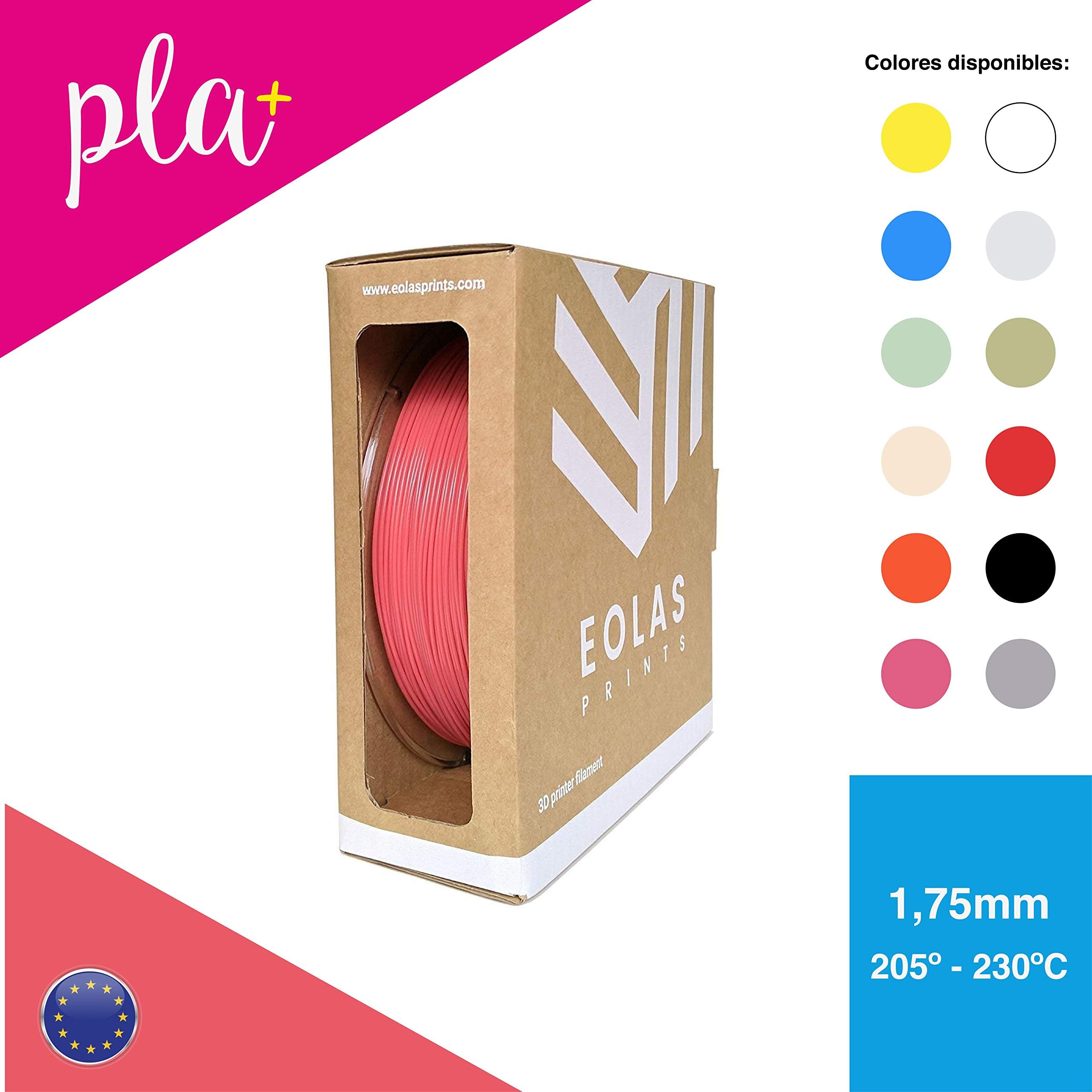 EOLAS Safe - Filament 3D printing 100% PLA+ 1.75 mm - Made in Europe - Food safe - Toys safe – Certified