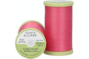 COATS & CLARK Coats Thread & Zippers S960-1840 Dual Duty Plus Hand Quilting Thread, 325 yd., Hot Pink