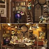 CUTEROOM DIY Book Nook Kit with LED Lights 1:100 Scale Miniature view 4