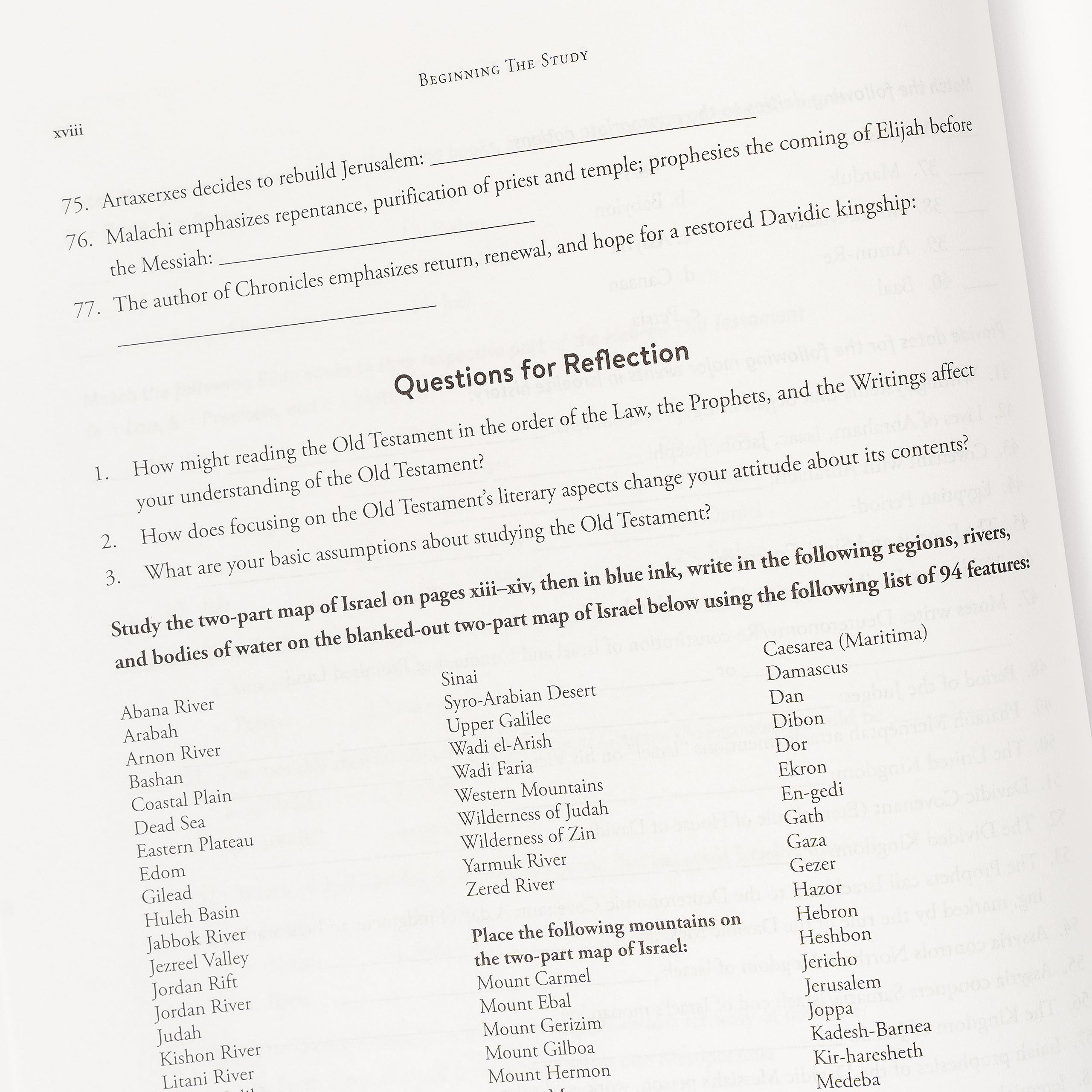 Old Testament Survey Workbook
