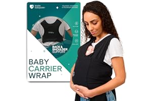 Koala Babycare Baby Carrier Wrap, Easy to Wear As a T-Shirt - Original Baby Carrier Newborn to Toddler - Sling One Size Fits All - Baby Wraps Carrier Up to 22lbs