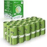 Certified Compostable Dog Poop Bags-270 Plant Based Bags (18Rolls) | NF T51-800, ASTM D6400 and EN13432 Certified, Leakproof &amp; 20% Extra Thick, Unscented Dog Waste Bags