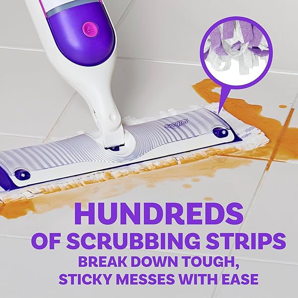 SWIFFER POWERMOP MULTI-SURFACE MOPPING PAD REFILLS FOR FLOOR CLEANING, 11 COUNT
