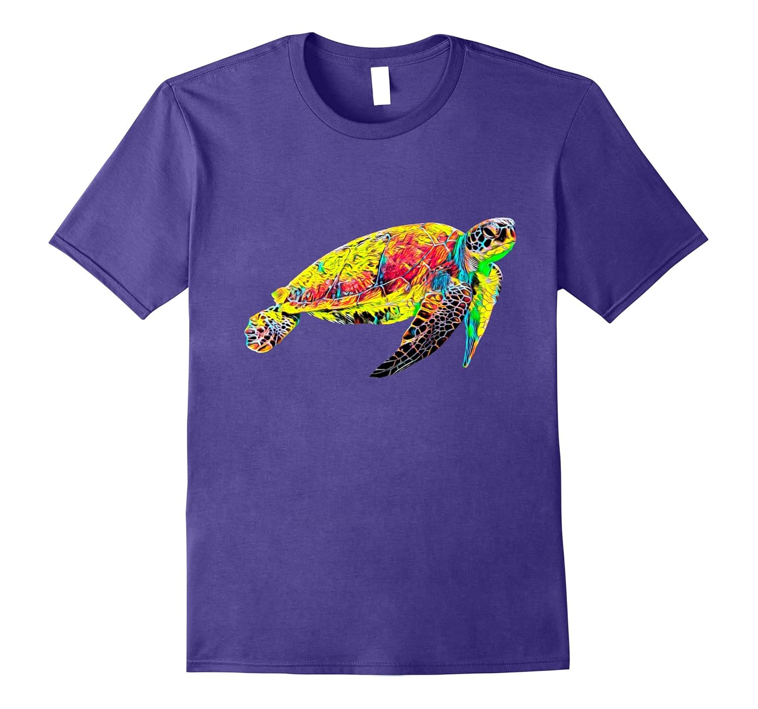 Turtle T Shirt Sea Ocean Creature-Rose