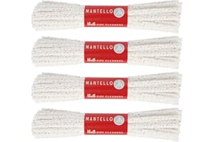 Mantello Pipe Cleaners (176 Pack- Hard Bristle) - 6-Inch, Chenille Stem Pipe Cleaner Bundle for Removing Tar & Resin -Pipe Cleaners for Pipe Smoking- Pipe Cleaners Bulk Antique Radio, Gas Burner
