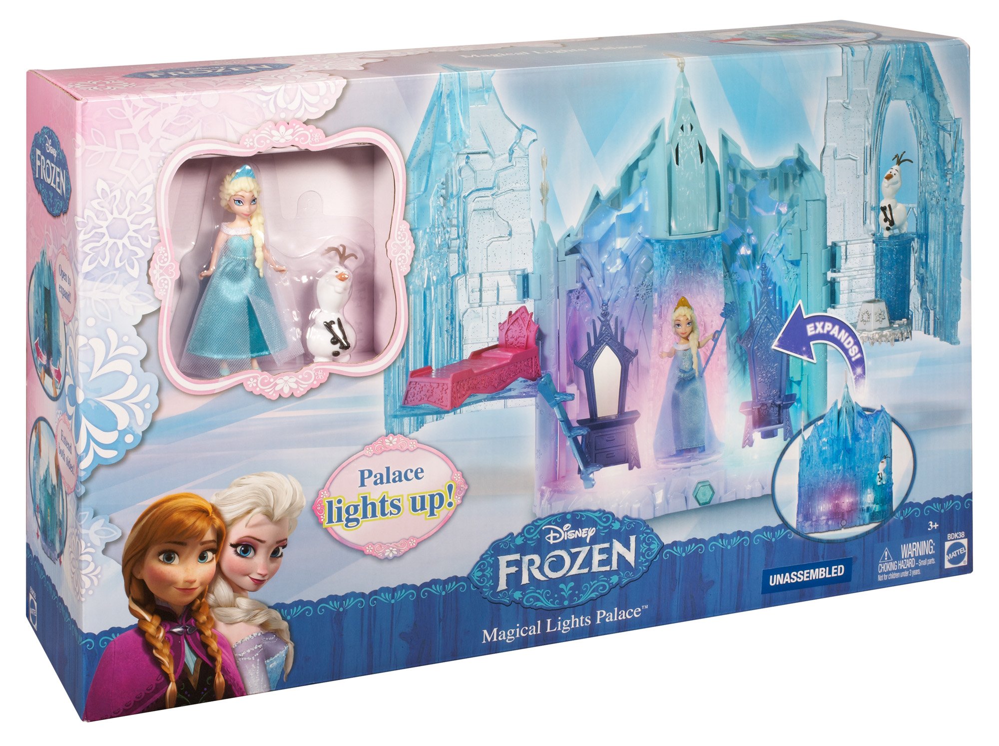 Disney Frozen Small Doll Elsa and Magical Lights Palace Playset Buy