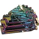 Small Bismuth Crystal .45-.5 Inch Man-made Mineral Specimen w Info Card