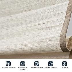 Pasoun Cordless Roman Shades for