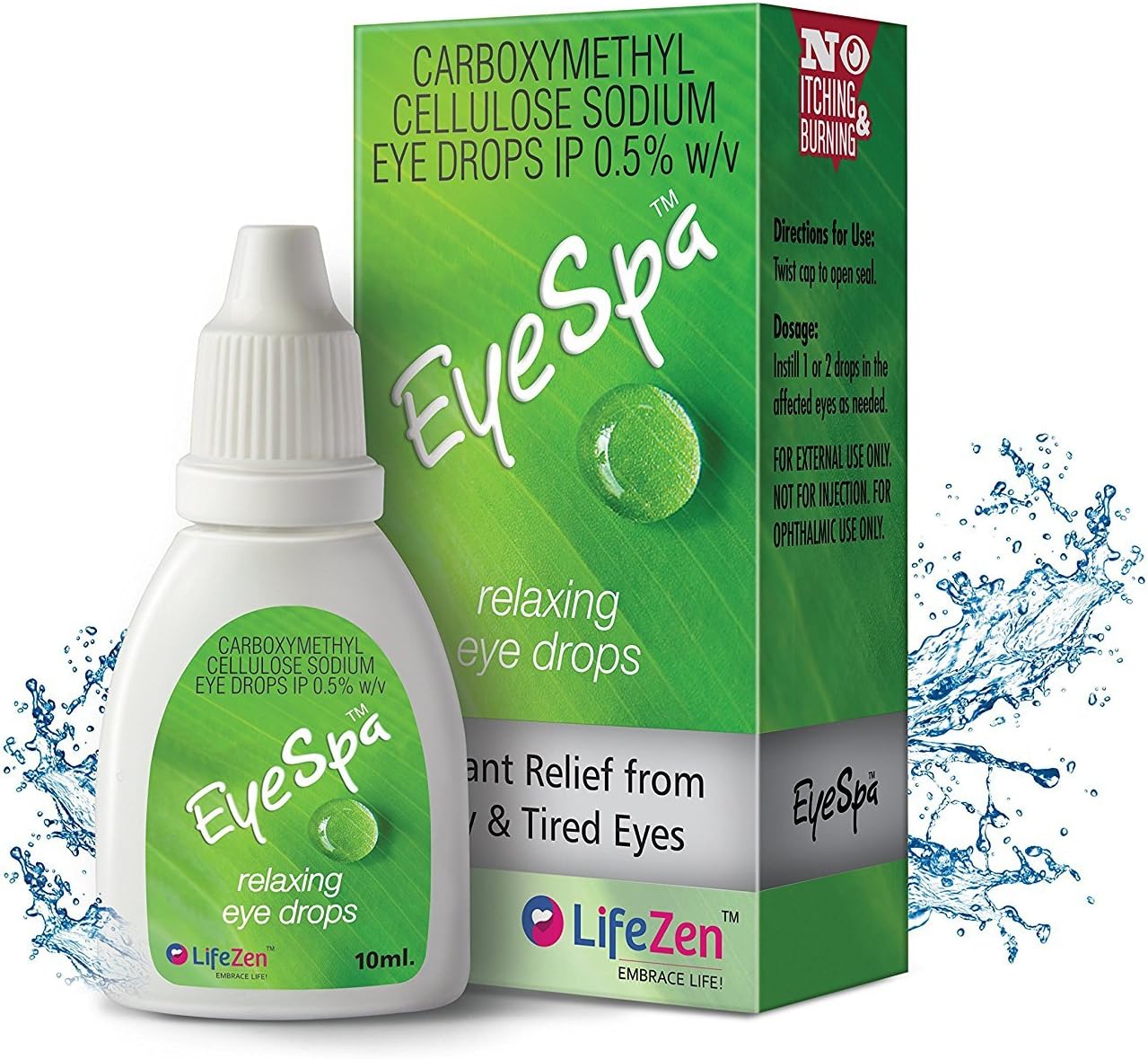 Eye Spa Eye Lubricant Relaxing Eye Drops 10Ml
