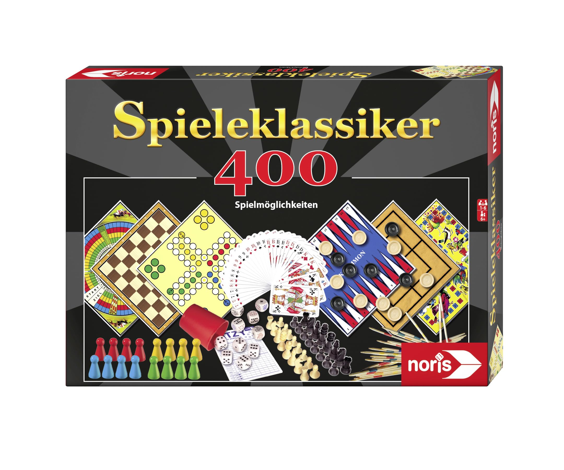 noris 606111688 classic game with 400 playing options.