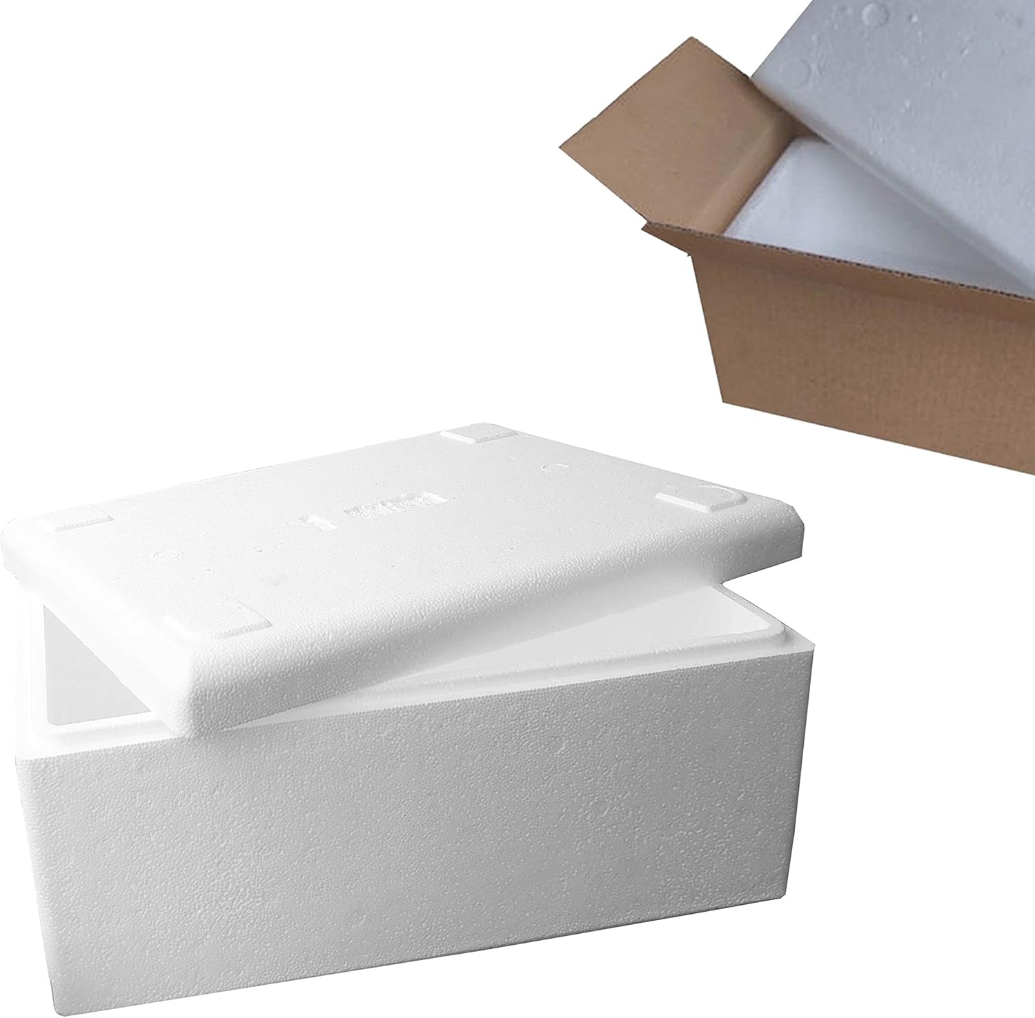 Starlight Packaging Polystyrene Box White 25 Litre / 12 kilo Deep Cool