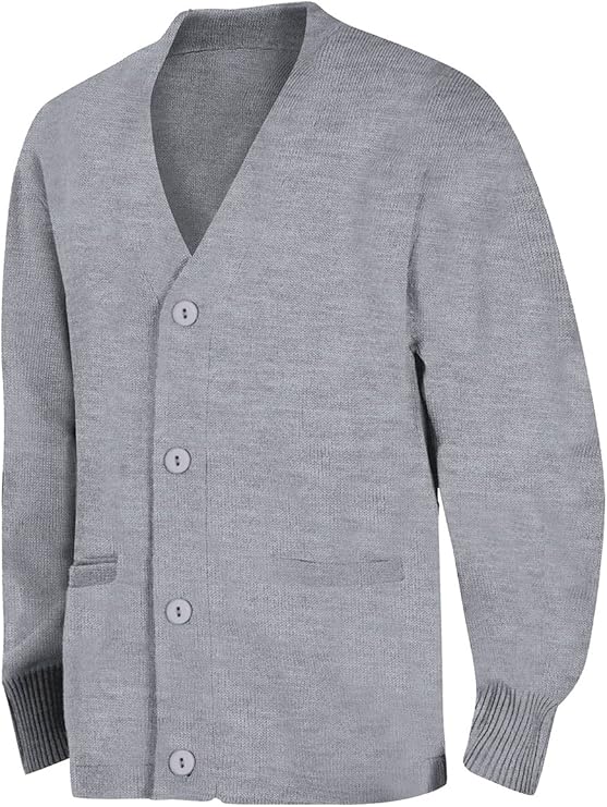 Classroom School Uniforms Men's Plus Size Adult Unisex Cardigan Sweater