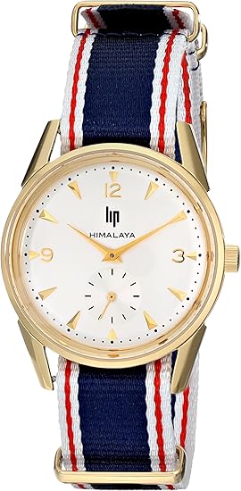 Amazon Co Jp リップ Lip ヒマラヤ 白い時計 Natoベルト 男女兼用 アナログ表示 スイス製クオーツ 腕時計