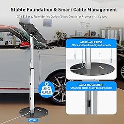 AboveTEK Anti Theft iPad Floor Stand, Robust