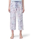 HUE Womens Spring Pajama Separates Soft Whimsical Print Pjs with Flowers, Animals, Garden Themed Pjs, Cocktails