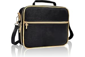 GENERIC Bible Cover for Bible Study Supplies – Cute and Practical Bible Case with Pencil Case, Briefcase Strap – Bible Cover Case for Women, Teens, Girls – Durable Waterproof Polyester Book Case