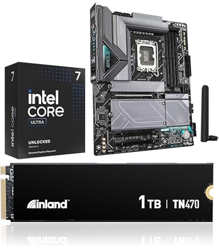 Amazon.com: INLAND 3-in-1 Combo: Intel Core i7-14700K CPU+ASUS