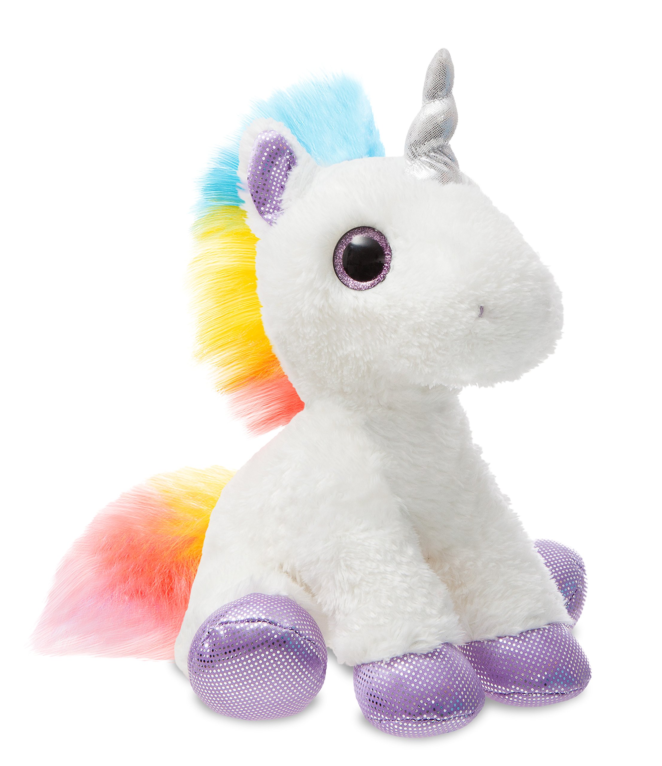 licorne multicolore peluche