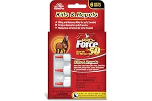 Manna Pro Pro-Force 50 Spot-On Fly Control for Horses, 3 Count