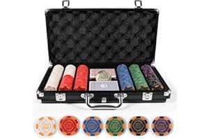 GUTSHOT Premium Ceramic Poker Chips Set with Luxury Case – Casino-Grade Poker Chips for Texas Hold'em, Blackjack & Card Games, Durable Chips for Home & Tournament Play