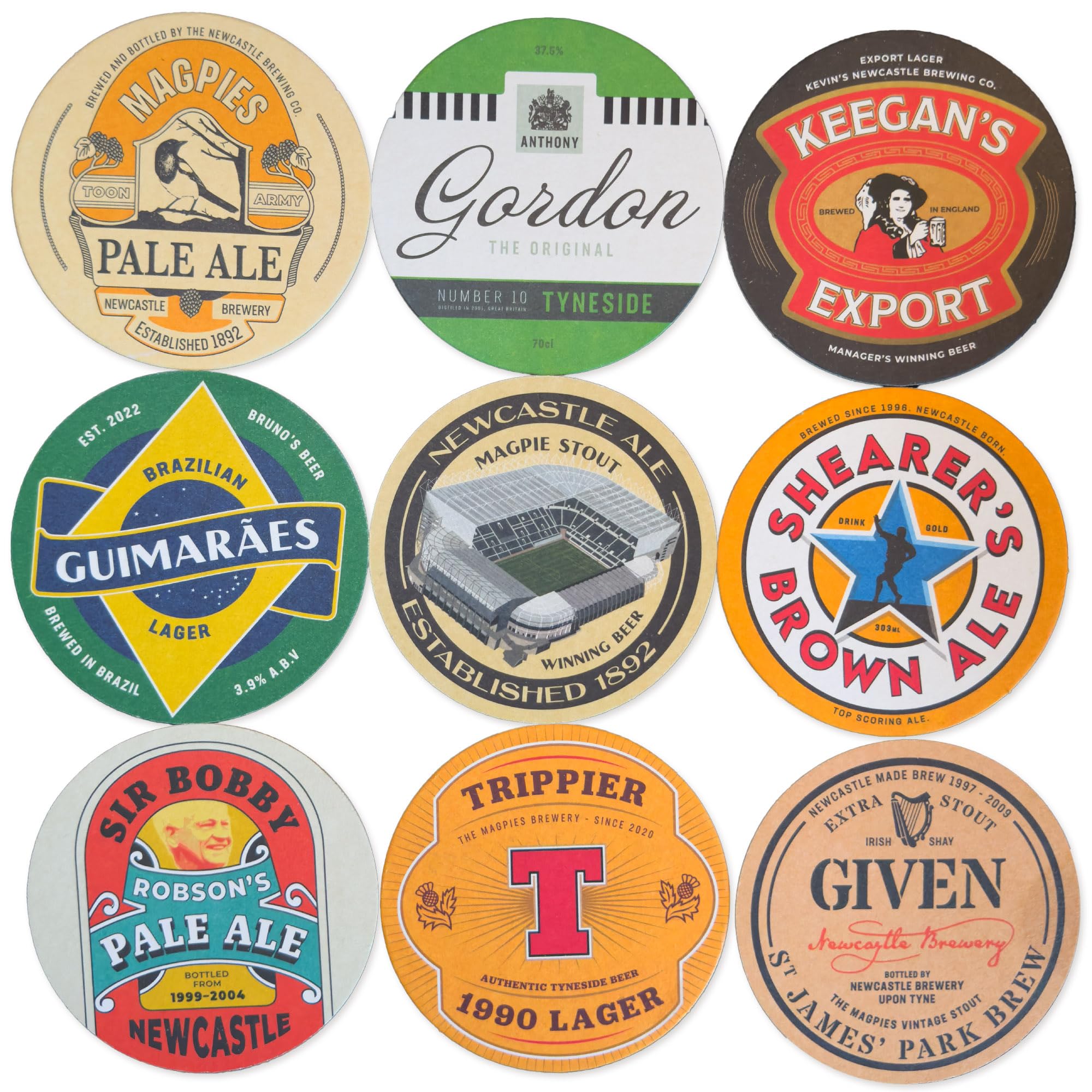 Newcastle Beer Mats x9