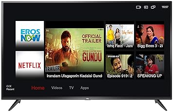 TCL 138.71 cm (55 inches) 4K Ultra HD Smart LED TV 55P65US-2019 (Black) | Built-In Alexa