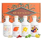 Brightland The Mini Artist Series Gift Set, 4 Piece Set - Olive Oil Bundle Includes Ardor Chili, Rosette Garlic, Lucid Lemon & Arise Basill Infused Oils - 4 x 3.4 Fl Oz Bottles