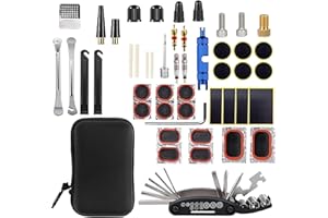Beenlen Bike Repair Kit, Home Bike Portable Patches Fixes Tool with Bicycle Repair Bag & Bicycle Tire Pump for Mountain Bike 