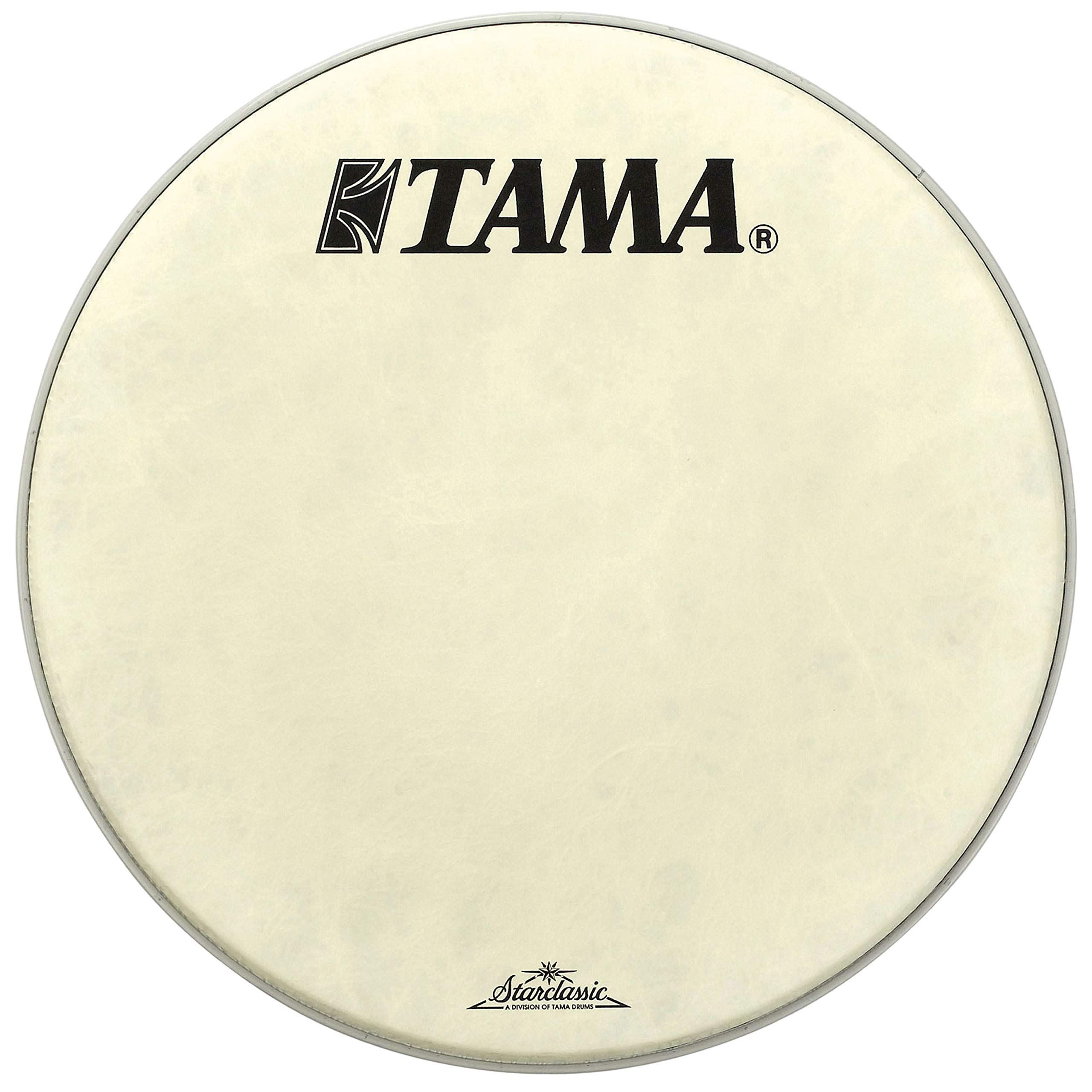 Tama FB22BMFS Bass Drum Front Head - 22" - White Fiber Laminated with Tama & Starclassic Logo
