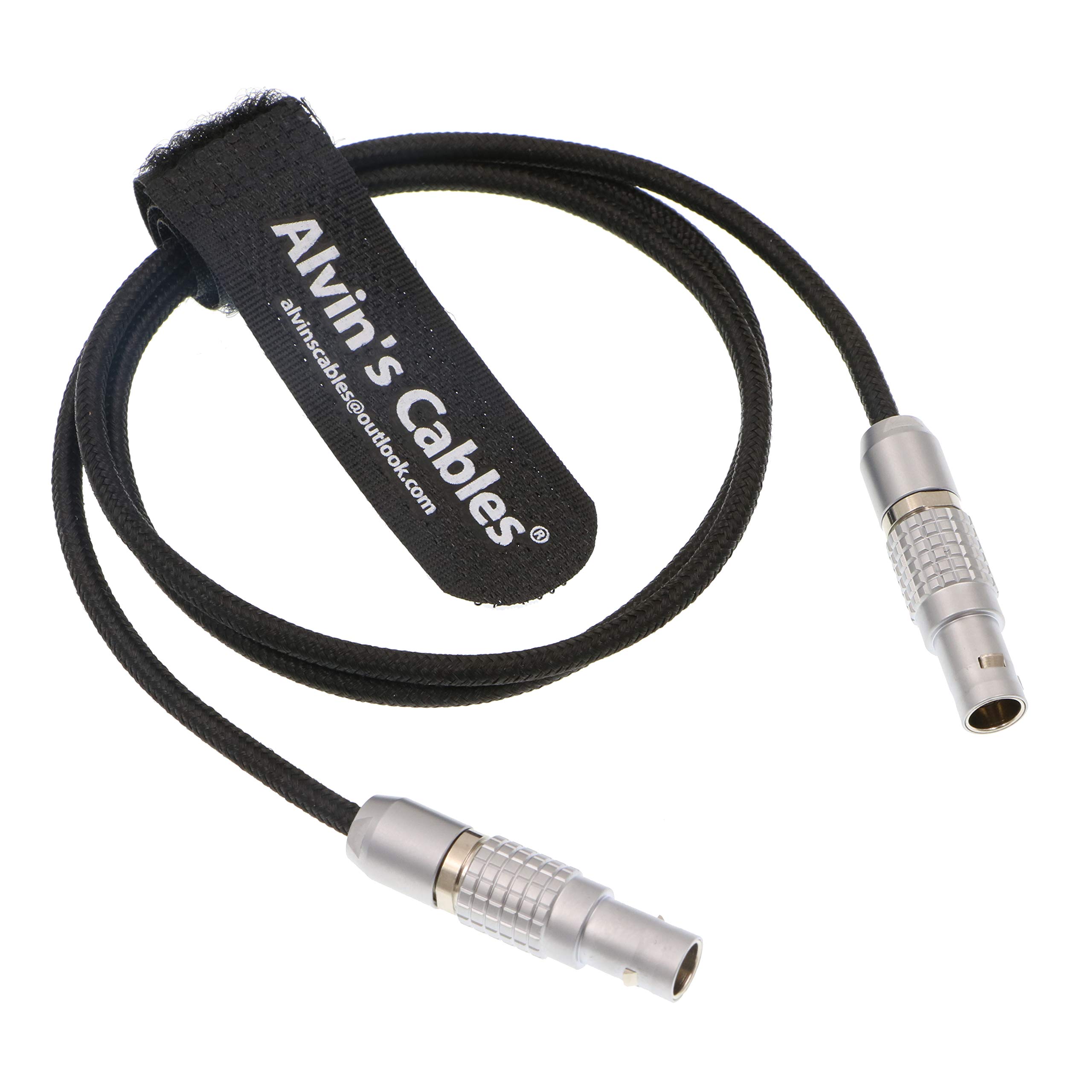 Alvin's Cables Flexible 2 Pin Male to 2 Pin Power Cable for Teradek Bond via ARRI Alexa Camera 60CM