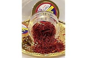 Organic Saffron from Kashmir - Grade A+ Premium Kashmir, Fresh, Natural Saffron Threads (1 gram / .035 oz) / Safran biologiqu
