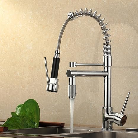 Ouku Deck Mount Centerset Contemporary High Pressure Chrome
