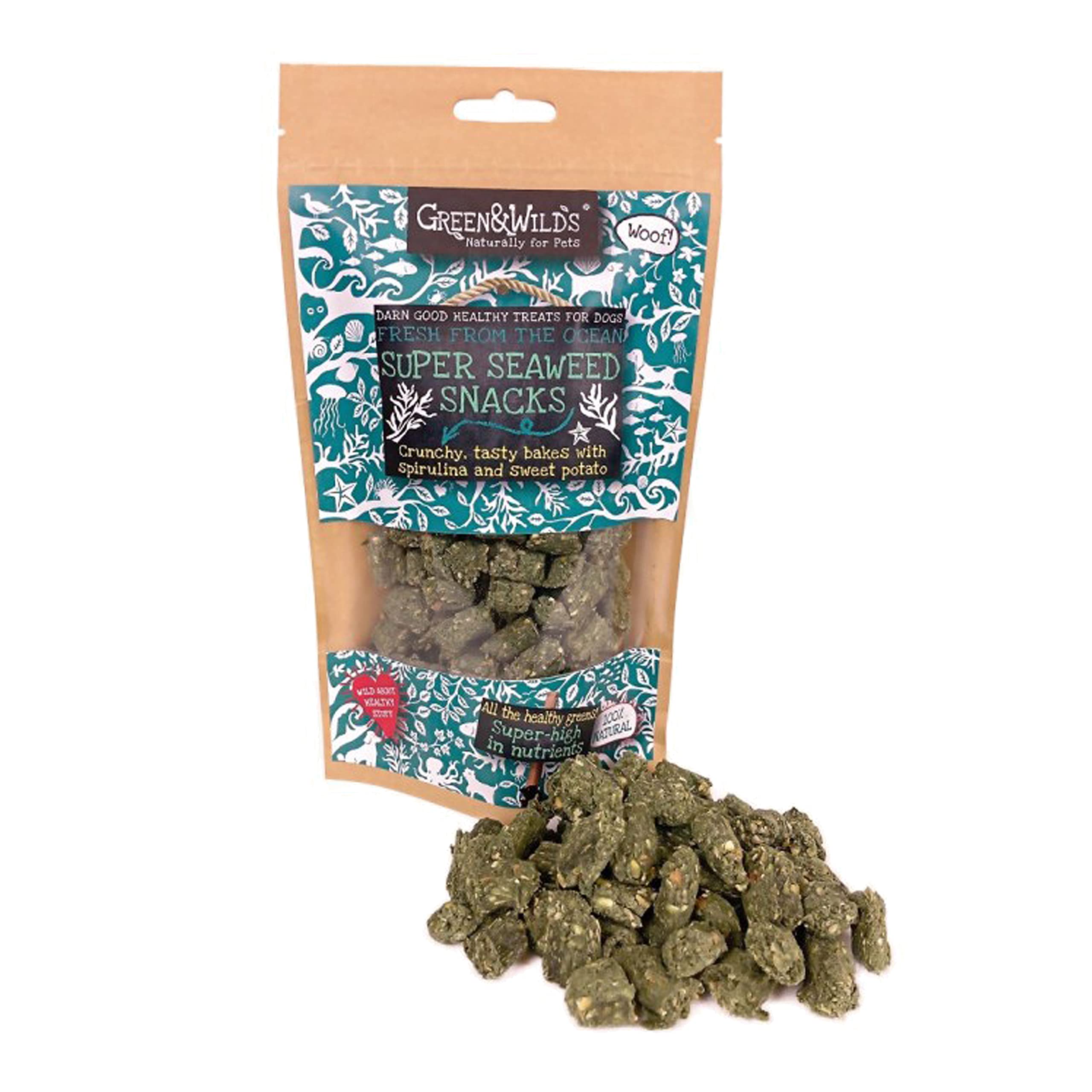 Green & Wilds Eco Dog TREATS - Super Seaweed Snacks