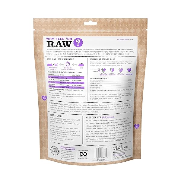 I AND LOVE AND YOU STIR AND BOOM DEHYDRATED FREEZE DRIED RAW DOG FOOD – TURKEY – GRAIN FREE, REAL MEAT, NO FILLERS, 3LB BAG