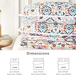 Flysheep 3-Piece Lightweight Bohemian Geometric