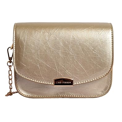 Lino Perros Womens Sling Bag (Golden)