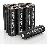 POWEROWL Rechargeable AA Batteries, High Capacity 2800mAh, Premium NiMH Double A Battery -12 Count